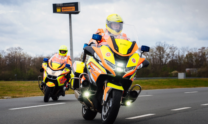 Johanniter-Motorradstaffeln gehen in die Winterpause