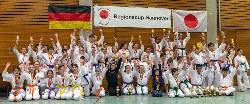 Karate-Dojo Sehnde erfolgreich beim Regionscup in Hannover