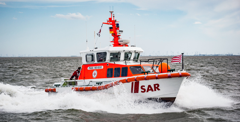 Kapitän auf Kutter zusammengebrochen: – Seenotretter für Fischer im Einsatz