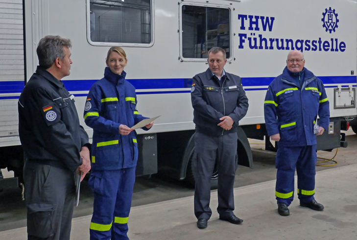 Fachzug FK beim THW in Lehrte mit neuer Zugführung