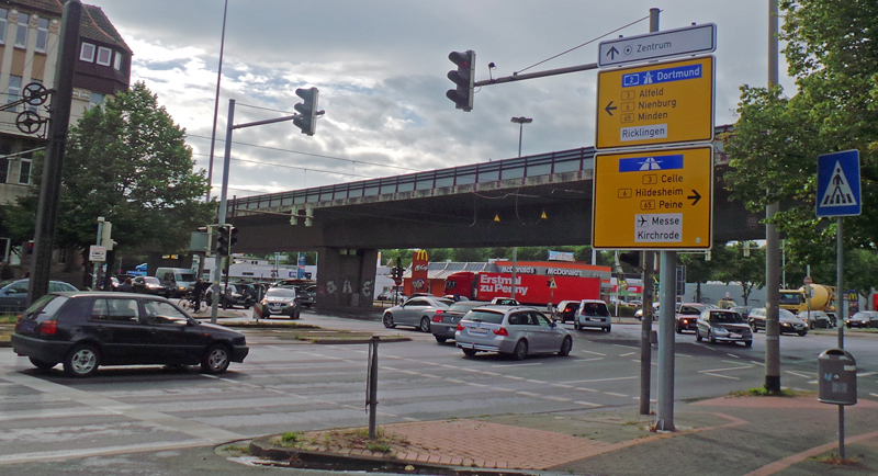 Südschnellweg/B 65: Auffahrt Hildesheimer Straße drei Nächte zu