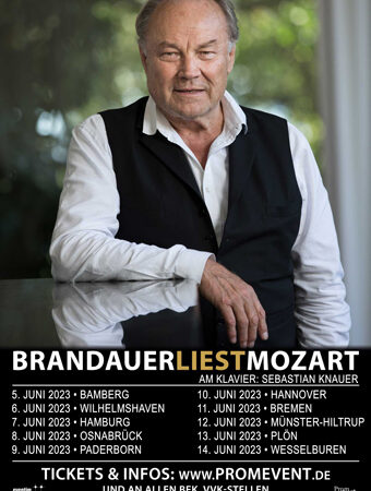 MOZART! Brandauer liest Mozart: Jubiläums-Tournee 80 Jahre Klaus Maria Brandauer