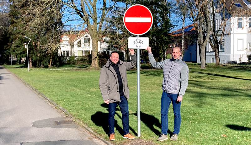 Rechtsklarheit für Radfahrer in Ilten