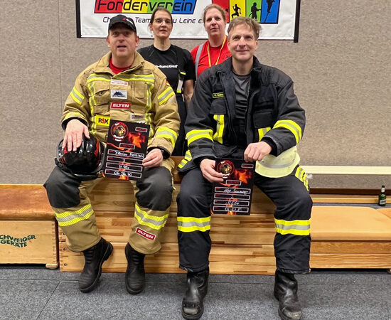 Fulminanter Start in die neue Wettkampfsaison für das „Firefighter Challenge Team“