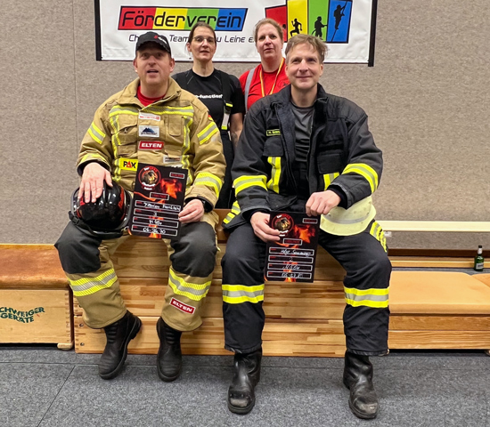 Fulminanter Start in die neue Wettkampfsaison für das „Firefighter Challenge Team“