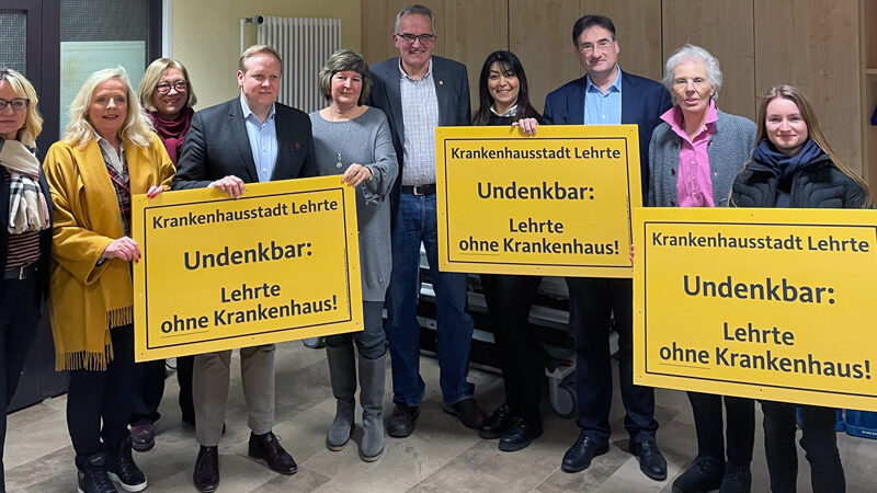 Gruppe CDU/FDP besucht Krankenhaus Lehrte – Kampf um Erhalt geht weiter