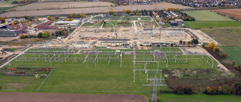 Umspannwerk Lehrte wird für 380 kV-Höchstleitungsprojekt erweitert