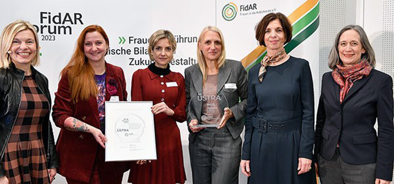 Besondere Auszeichnung in Berlin: üstra erhält den WoB-Award 2023