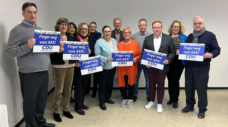 Standort gesichert – zunächst? – Gruppe CDU/FDP besucht Klinikum Agnes Karll