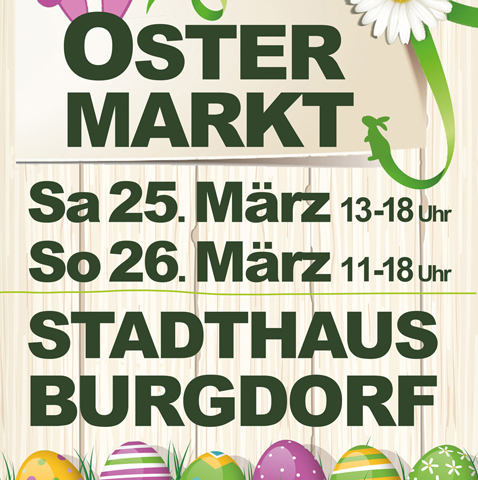 Ostermarkt in Burgdorf am kommenden Wochenende