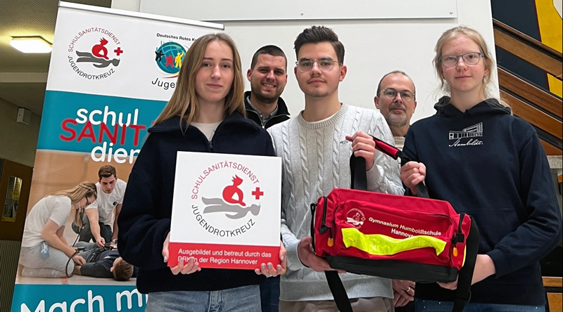 Humboldtschule in Hannover startet DRK-Schulsanitätsdienst