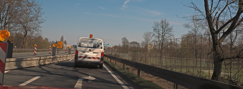 Treff-Punkt zum Neubau B 65/ Südschnellweg auf dem Aspria-Parkplatz