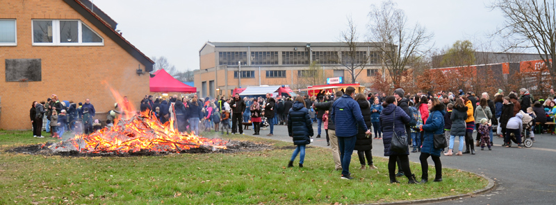 Osterfeuer in Sehnde