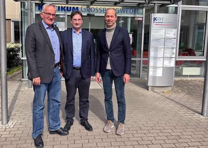 Gruppe CDU/FDP besucht Krankenhaus Großburgwedel – Neubau in Burgwedel nachgefragt