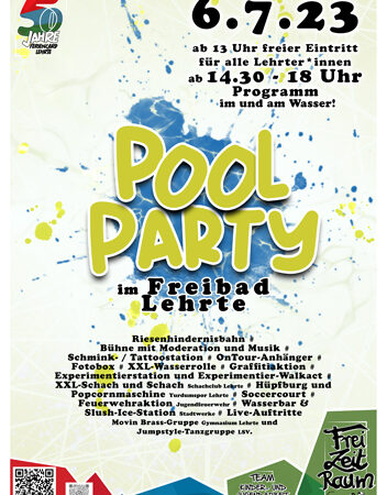 Pool Party im Lehrter Freibad