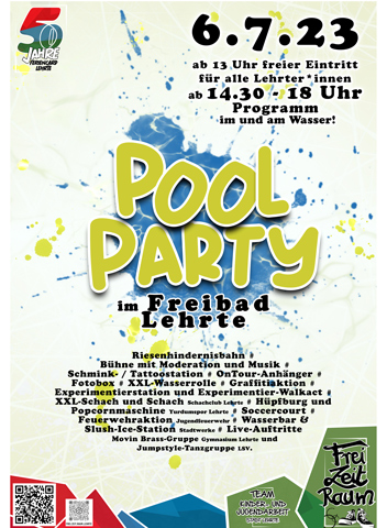 Pool Party im Lehrter Freibad