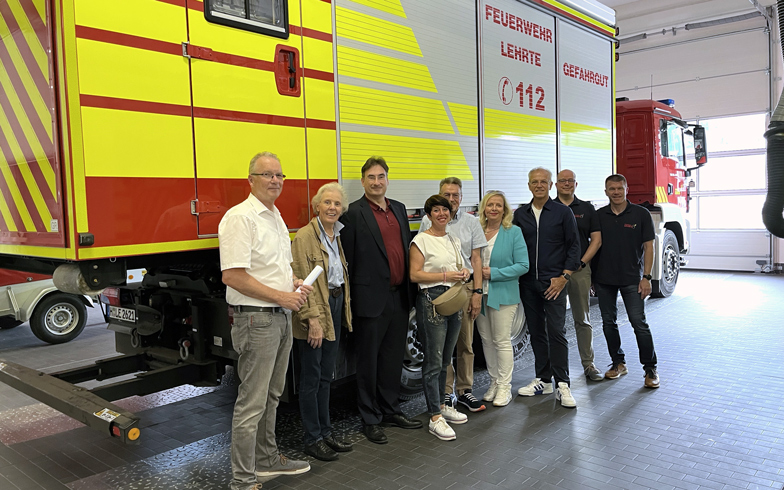 Sommertour der Gruppe CDU/FDP: Besuch der Feuerwache Lehrte
