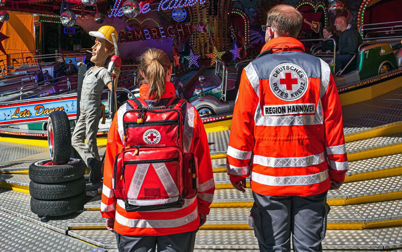 DRK stellt Sanitätsdienst auf dem Schützenfest in Hannover