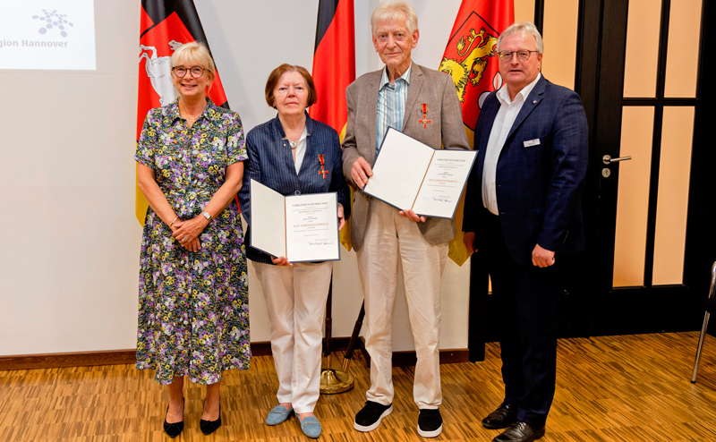 Ehepaar Grethe aus Sehnde bekommt Verdienstkreuze am Band