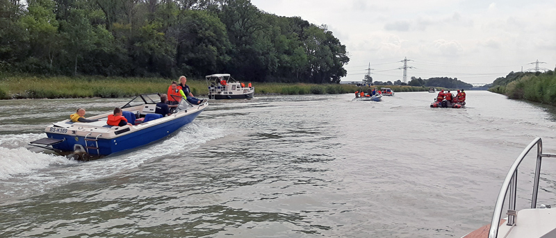 MBC Sehnde schippert mit Ferien-Kindern über den Mittellandkanal