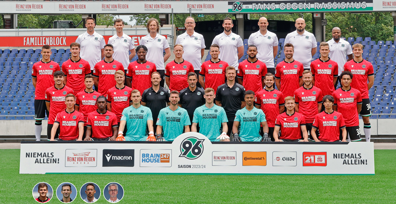 Hannover 96 veröffentlicht erstes Mannschaftfoto zur Saison 2023/2024