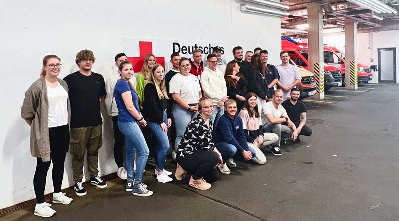 Rotes Kreuz in der Region Hannover heißt 80 neue Azubis willkommen