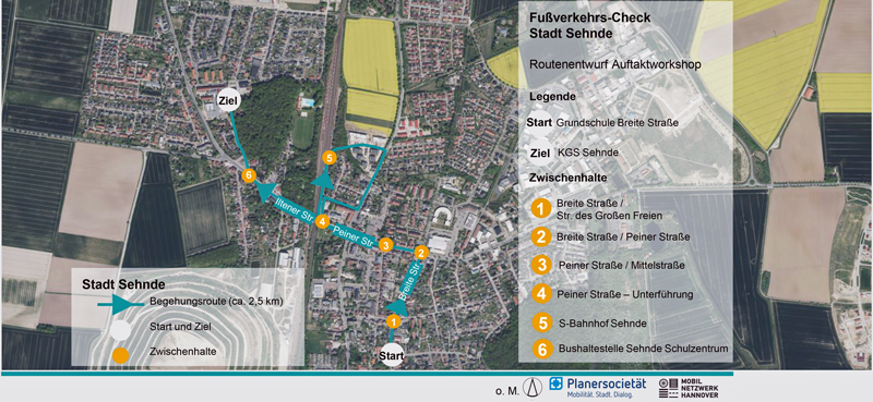 Fußverkehrs-Check in Sehnde beginnt