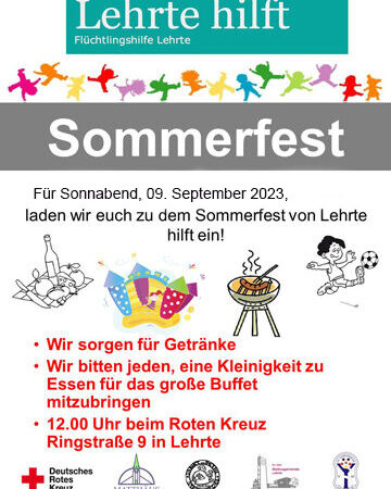 Sommerfest 2023 von „Lehrte hilft“