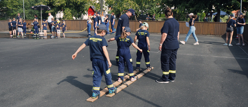 Sommerolympiade des Sehnder Feuerwehrnachwuchses in Bilm