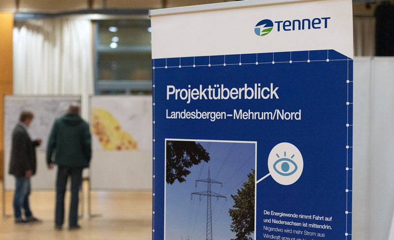 TenneT lädt zu Informationsveranstaltungen für die 380 kV-Leitung ein