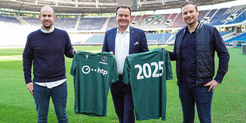 htp wird Hauptpartner der eFootball-Profis von Hannover 96