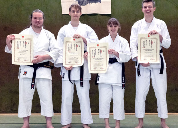 Vier auf einen Streich in Magdeburg fürs Karate-Dojo Sehnde