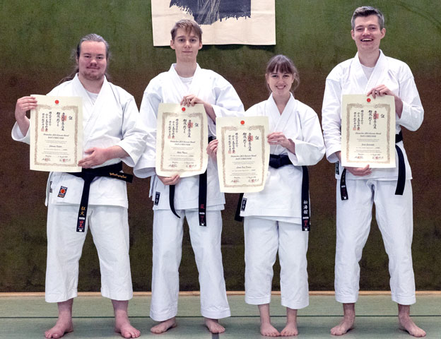 Vier auf einen Streich in Magdeburg fürs Karate-Dojo Sehnde