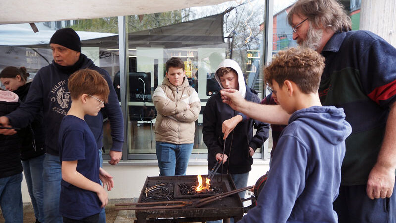 Forscherklasse der KGS erkundet alte Handwerke