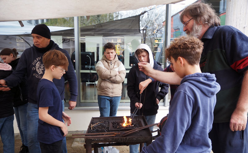 Forscherklasse der KGS erkundet alte Handwerke