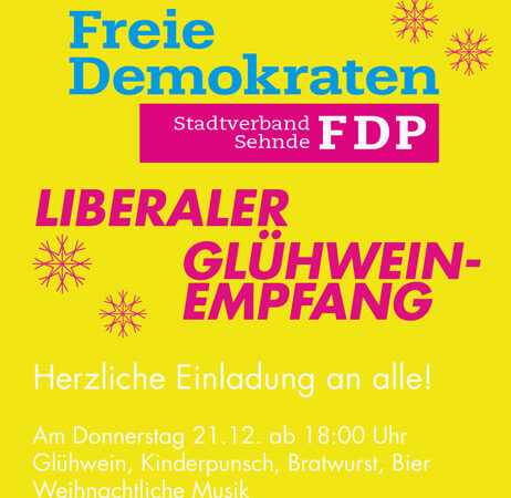 FDP Sehnde lädt zum Glühwein nach Rethmar ein