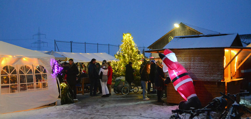 Kleiner feiner Weihnachtsmarkt in Haimar