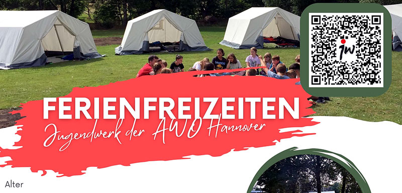 Sommerferienprogramm des AWO Bezirksjugendwerks für Kinder und Jugendliche