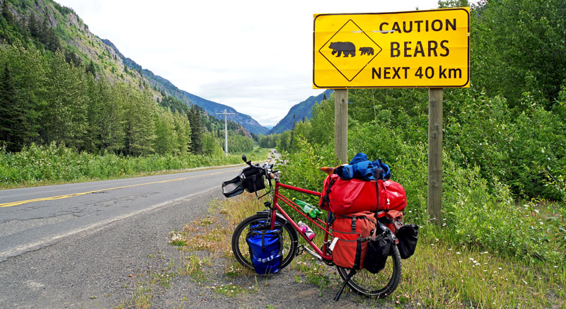 Kartenverlosung Multivisions-Show: 5.000 km per Fahrrad von Vancouver nach Alaska