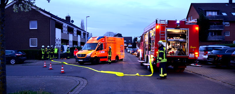 Feuerwehreinsatz im Steinweg in Sehnde