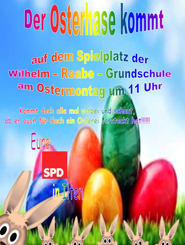 Der Osterhase kommt nach Ilten