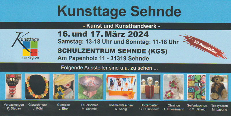 11. Sehnder Kunsttage 2024 – Frühlings- und Ostermarkt