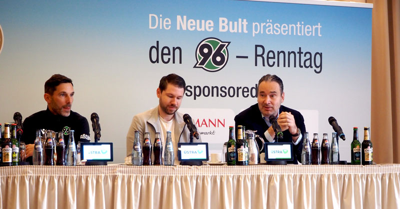 Boxen auf für den Hannover 96 Renntag auf der Neuen Bult