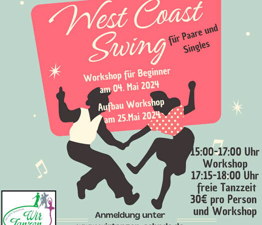 Kurs startet am Sonnabend in Sehnde: West-Coast-Swing