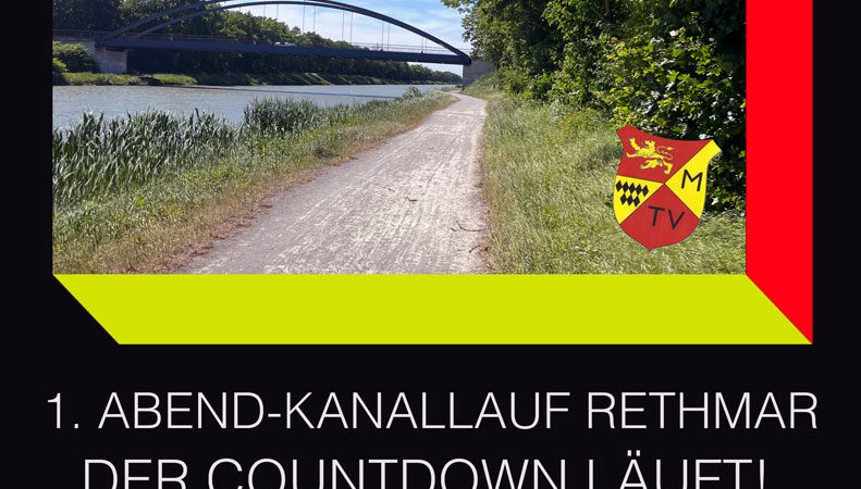 Abend-Kanallauf des MTV Rethmar – der Countdown läuft