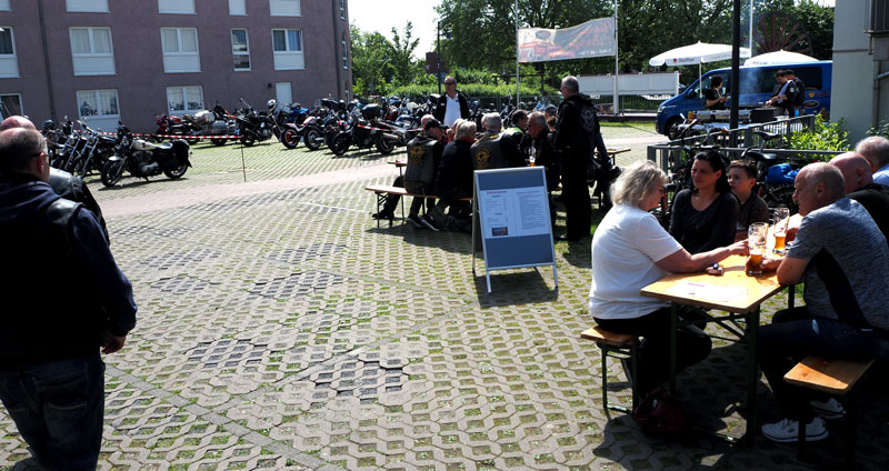 Starker Besuch beim 2. Biker-Treffen im Apart Hotel Sehnde