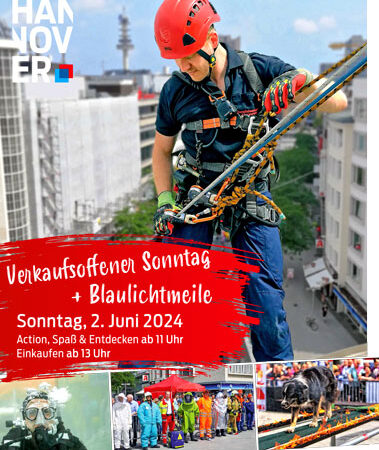 Blaulichtmeile 2024: Katastrophenschutz der Region Hannover