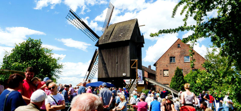 Mühlentag an der Sorgenser Bockwindmühle – Fest und Besichtigung