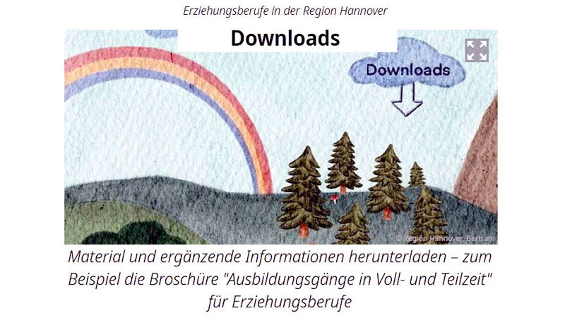 Service-Broschüre für Kita-Fachkräfte -Wege zum Job in der Kita