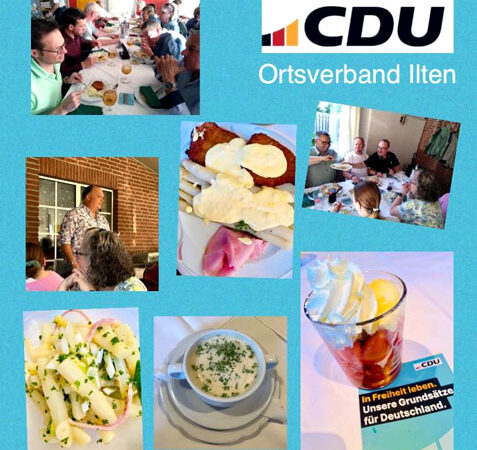 Spargelessen der CDU Ilten gut angenommen